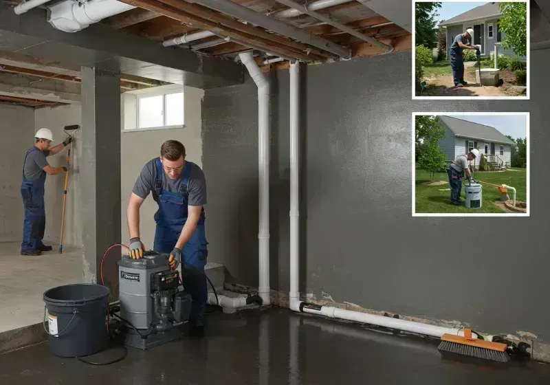 Basement Waterproofing and Flood Prevention process in Fairview Heights, IL